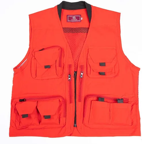 Miniatura 4 de Ziker Chaleco de malla transpirable para mujer, de secado rápido, safair, para pesca, viajes, con múltiples bolsillos