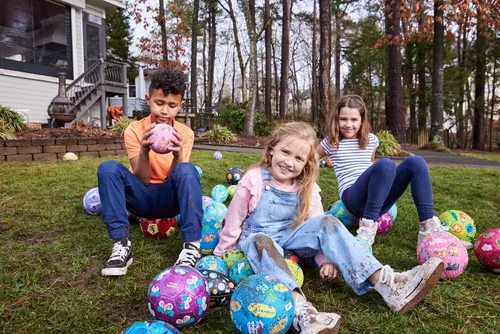 Miniatura 3 de Crocodile Creek Pelota de Patio de Juegos – Pelota de goma duradera para niños de 3 años en adelante – Pelota inflable que rebota para kickball