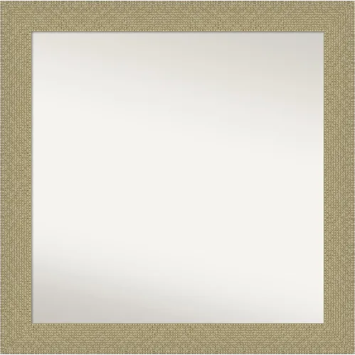Miniatura 75 de Amanti Art Espejo de pared personalizado no biselado (24.25 x 24.25 pulgadas), marco dorado de mosaico, varios tamaños personalizados, espejo