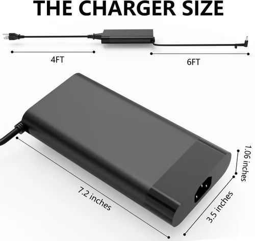 Miniatura 4 de Cargador para portátil de 150 W compatible con HP ZBook 15 16 17 15U 15V G3 G4 G5 G6 G7 G8 Zbook Power 16 g11 L48757-001 TPN-CA11 917649-850