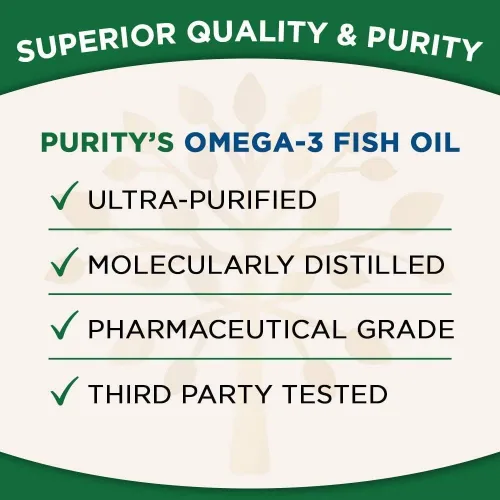 Miniatura 4 de Purity Products - Ultra Pure Omega 3,60 cápsulas blandas, Azul