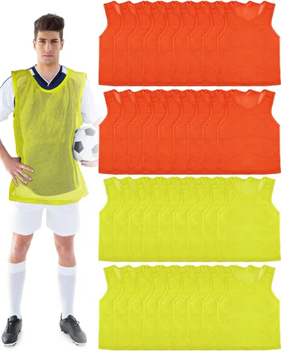 Miniatura 9 de 36 piezas de chalecos para adultos, camisetas de práctica en equipo para deportes, fútbol, fútbol, baloncesto, práctica