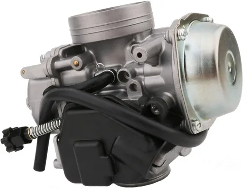 Miniatura 4 de Para Honda Rancher 350 TRX350TE TRX350TM TRX350FM 2000-2006 ATV Carburador Carb, con cable del acelerador y bujía y filtro de combustible