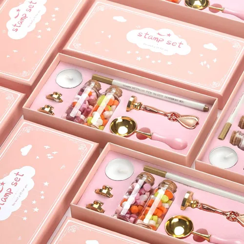 Miniatura 5 de Juego de 3 sellos de cera personalizados, estilo europeo, vintage, juego de sellos de cera para invitaciones de boda, paquetes de vino, sobres