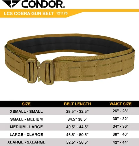 Miniatura 3 de Condor LCS Cobra - Cinturón para pistola