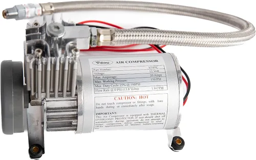 Miniatura 2 de Compresor de aire resistente de 150 PSI para bocinas de aire de tren, Sistemas de suspensión de aire