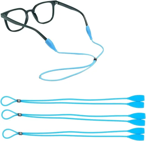 Miniatura 18 de Correa ajustable para gafas, diseño elástico y elástico, adecuado para gafas de miopía, lentes de sol, gafas deportivas