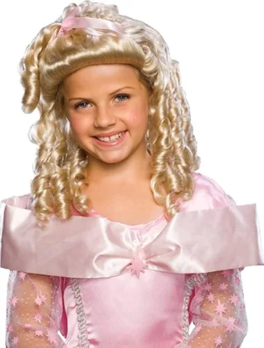 Miniatura 3 de Rubies Peluca de princesa encantada para niños, rubio regio Rubia real