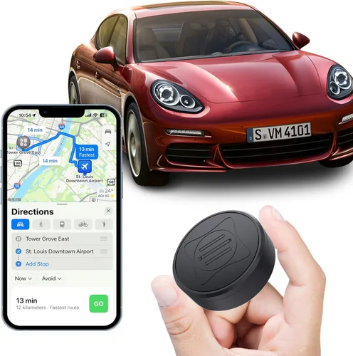 Rastreador GPS para vehículos, rastreador GPS portátil en tiempo real, dispositivo de seguimiento GPS magnético, cobertura global completa para