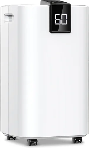Miniatura 11 de 1500 Sq.ft Dehumidifier for Basement, Trazico Max 21 Pint/Day Dehumidifiers for Home, Large Room, Bedroom with Drain Hose, Quiet Smart Humidity