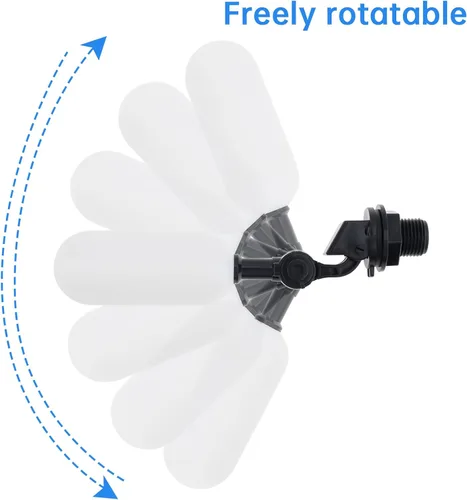 Miniatura 3 de Válvula de flotador, 2 unidades de 1/2 pulgada de control de nivel de agua de brazo ajustable válvula de agua de llenado automático para ganado