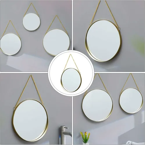 Miniatura 8 de Uonlytech Imágenes de estilo nórdico del espejo montado en la pared del maquillaje de la decoración del espejo para la vanidad