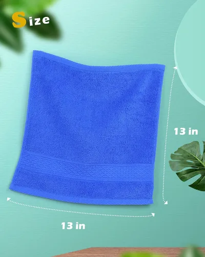 Miniatura 3 de Cleanbear Paños de lavado para tu cuerpo, paquete de 24 paños de algodón suave, juego de paños de ducha grandes (8 colores de 13 x 13 pulgadas)