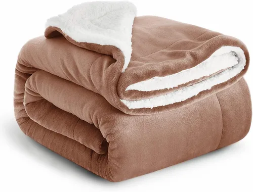 Miniatura 13 de IR Imperial Rooms Mantas Sherpa de color rosa bebé tamaño King para cama – Paquete al por mayor de 9 mantas Sherpa – Manta suave y esponjosa