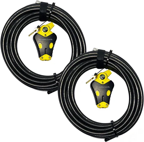 Miniatura 10 de Master Lock 8413 Python - Cerraduras de cable (Maestra)