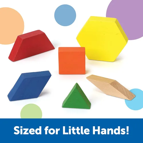 Miniatura 3 de Learning Resources bloques de madera con patrones, juego de 250