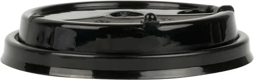 Miniatura 8 de Restaurantware - Solo tapas: tapas de plástico negro para tazas de café de 8, 12, 16 y 20 onzas, 100 café para tazas calientes - sorbo y popote