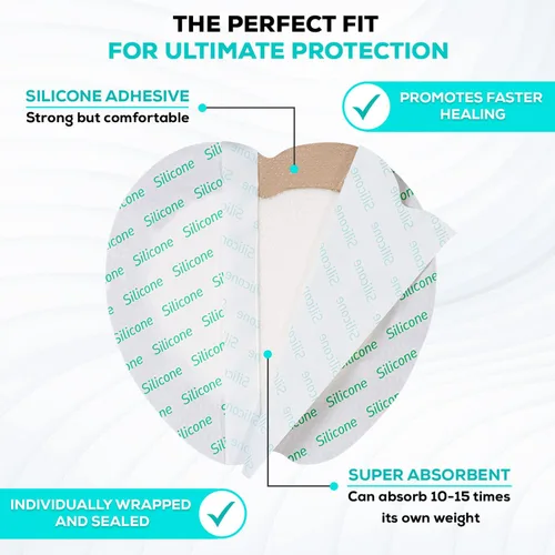 Miniatura 3 de MedVance TM Silicone - Apósito adhesivo de silicona con bordes sacros para heridas, vendaje de tratamiento de úlceras de cama para sacro, tamaño 7 x