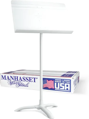 Miniatura 13 de Manhasset Soporte de música para partituras - Modelo 48 Symphony - Soporte Manhasset duradero y duradero - Altura ajustable - 26" a 48" - Fabricado