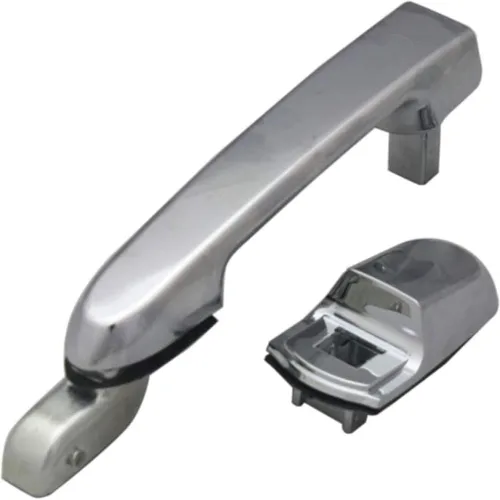 Miniatura 3 de Para Hyundai Accent 2006-2011 Manija de puerta exterior trasera, lado del conductor cromado Trim: GLS