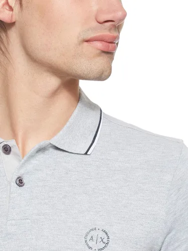 Miniatura 4 de AX ARMANI EXCHANGE Polo de punto de manga corta para hombre