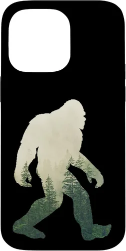 Miniatura 21 de iPhone 12 Pro Max Bigfoot figura Sasquatch Yeti Nature doble caso de exposición
