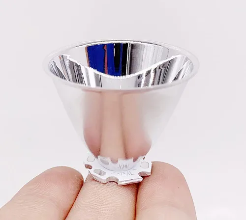 Miniatura 2 de 10 unids 1.575 in 1.811 in 1.969 in 2.362 in aluminio LED linterna reflector condensador taza refleja tapa (1.614x1.299 in)