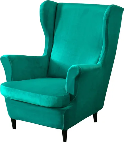 Miniatura 41 de GULI Wingback - Funda para silla de 2 piezas, fundas para silla de sillón, fundas de elastano para sofá, protector de muebles, lavable a máquina