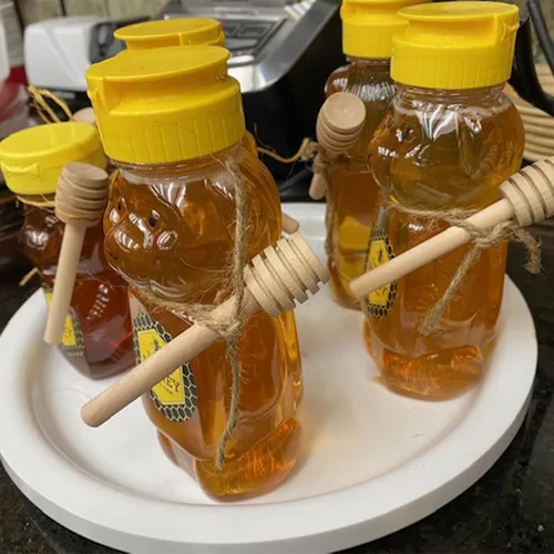 Miniatura 6 de 50 Piezas Palito Dosificador de Miel, Mini Dosificador de Miel de 3 Pulgadas, Palitos Dosificadores de Miel de Madera, Agitador de Miel Varita