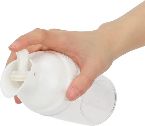 Miniatura 8 de GLOGLOW Botella agitadora de aderezo de ensalada, 6.8 fl oz, contenedor para preparar ensaladas, para evitar fugas, tarro de aderezo para ensaladas