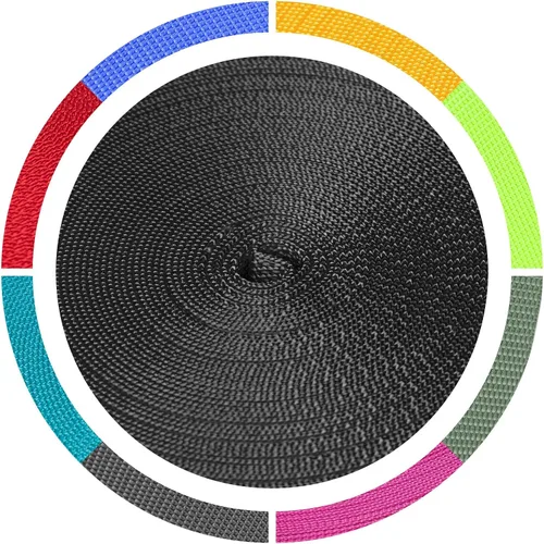 Miniatura 5 de Cinta de nailon de 1.5 pulgadas, correa de nailon resistente de 12 yardas, cinta de nailon duradera para equipo de interior o exterior, manualidades