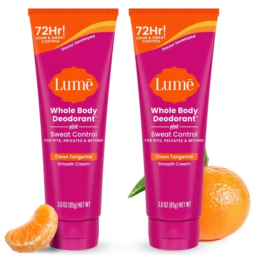 Miniatura 11 de Lume Desodorante para Todo el Cuerpo Plus Control de Sudor - Tubo de Crema Suave - Control de Olor y Sudor de 72 Horas - Sin Bicarbonato de Sodio