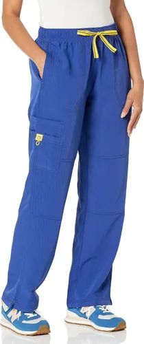 WonderWink Pantalón de uniforme médico tipo cargo para mujer, talla pequeña