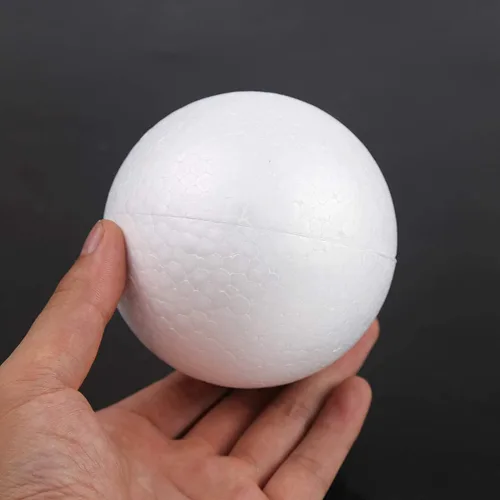 Miniatura 2 de LOMIMOS 15 bolas de espuma blanca de 3 pulgadas para artes y manualidades, manualidades, adornos, decoración, proyectos escolares, Pascua