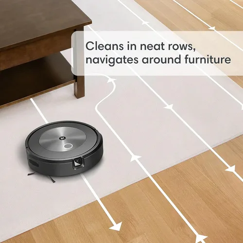 Miniatura 10 de iRobot Roomba Combo j5 Robot aspirador y trapeador con tecnología Dirt Detect, sistema de limpieza de 4 etapas y limpieza habilitada para Alexa
