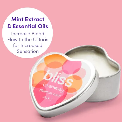 Miniatura 3 de Lovehoney Bliss Balm - Bálsamo de mentol para aumentar la sensibilidad, infundido con menta y aceites esenciales para mujeres, hombres y parejas