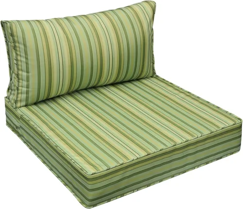 Miniatura 33 de AAAAAcessories Cojines de asiento para exteriores, resistentes a la decoloración, cojines de repuesto impermeables para muebles de patio, 21 x 21 x