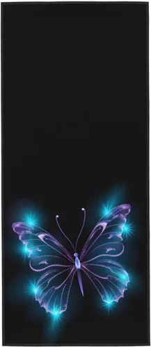Miniatura 18 de Toallas suaves para los dedos, toalla de mano de fuego y agua para regalo durante todas las estaciones, 12 x 27.5 pulgadas