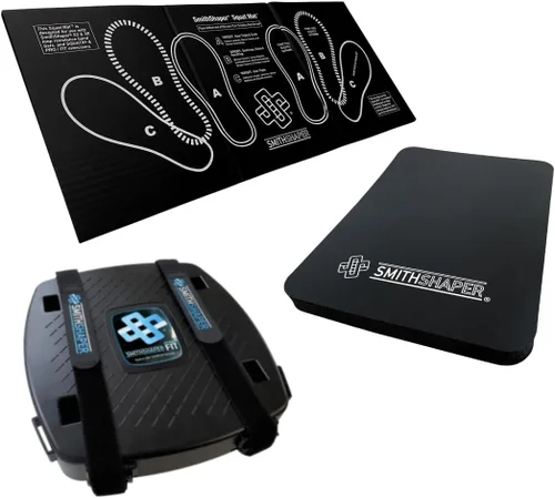 Miniatura 2 de FIT Ab Squat Roller Dual Mat Bundle (FIT ASR con una alfombrilla para sentadillas y una súper almohadilla)