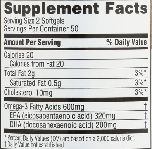 Miniatura 3 de Spectrum Essentials Softgels, aceite de pescado Omega-3, 1000 mg, 100