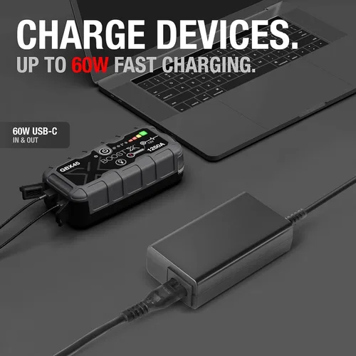 Miniatura 2 de TAIFU Adaptador de corriente USB C de 65 W, cargador rápido, repuesto Noco Boost X GBX45 1250A GBX55 GBX75 1750A GBX75 2500A GBX155 4250A y Boost