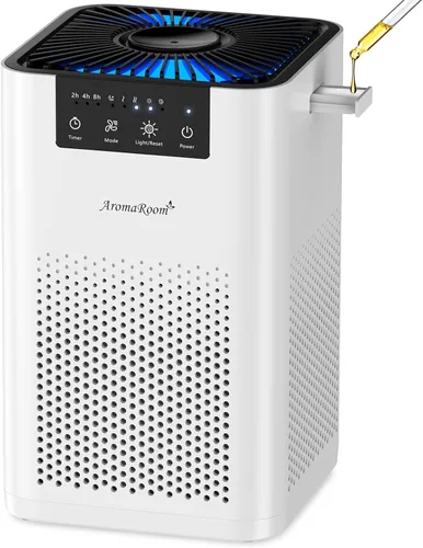 Miniatura 2 de AromaRoom - Purificadores de aire para dormitorio con filtro HEPA 3 en 1, purificadores de aire para el hogar, olor a orina de mascotas