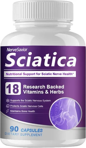 para neuropatía, suplemento de apoyo del nervio ciático, ácido alfa lipoico para la salud nerviosa en pies, manos y piernas - 90 cápsulas
