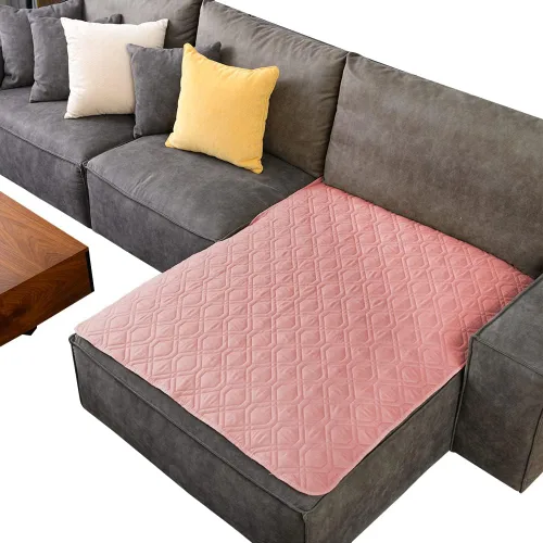 Miniatura 45 de Ameritex Funda Impermeable para Cama de Perro Manta para Mascotas para Muebles Cama Sillón Sofá Reversible Azul marino+azul piedra