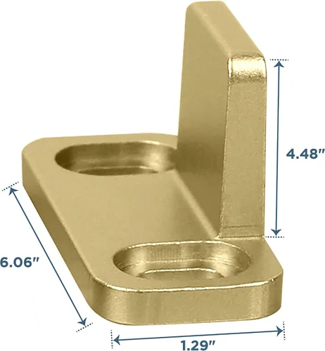 Miniatura 3 de National Hardware N700-113 - Guía de doble piso para puertas correderas de granero, puertas correderas de armario y puertas de granero de baño