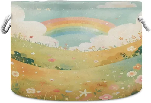 Miniatura 38 de senya Cesta de almacenamiento grande plegable bolsa de ropa redonda plegable de tela para ropa sucia cesta de lavado plegable para niños coches