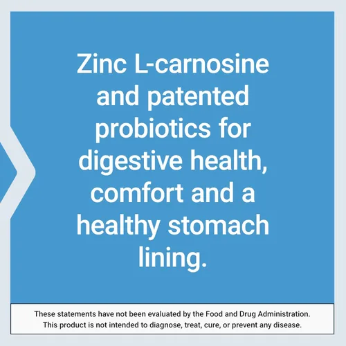 Miniatura 6 de Life Extension Gastro-Ease™, L-carnosina de zinc, probióticos Pylopass™ Lactobacillus reuteri, suplemento de digestión, salud intestinal, comodidad