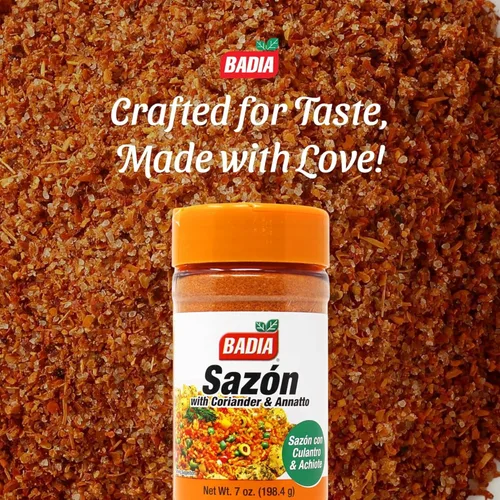 Miniatura 8 de Badia Sazon con cilantro y annatto condimento, 7 onzas, mezcla perfecta, auténtico sabor latino