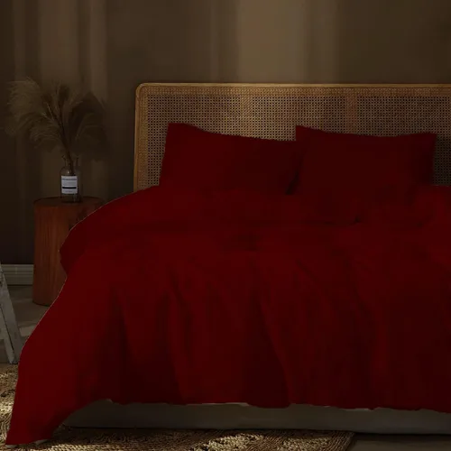 Miniatura 12 de Juego de funda de edredón de 3 piezas con 2 fundas de almohada, 100% algodón, extra larga, para cama de tamaño individual/individual XL (68 x 90)