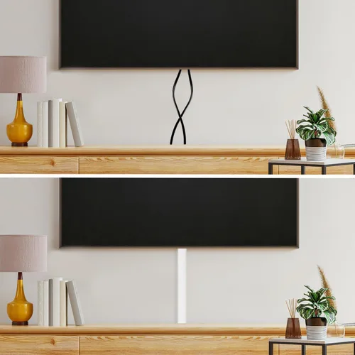 Miniatura 3 de Cable oculto de TV – Cubierta flexible para cable de pared de diseño delgado, canaleta de cable de silicona – Autoadhesivo, diseño cortado a medida